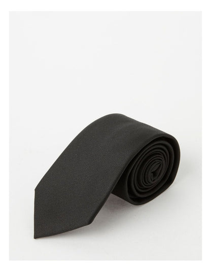 Plain Tie in Black