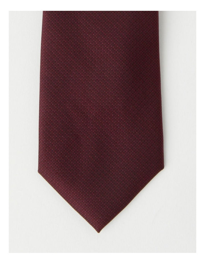Plain Tie in Burgandy