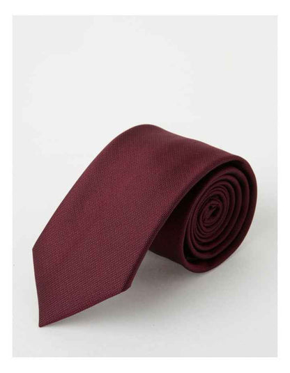 Plain Tie in Burgandy