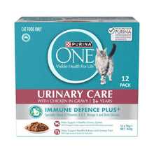 PURINA ONE URINARY CARE WITH CHICKEN IN GRAVY CAT FOOD 12X70GRAM