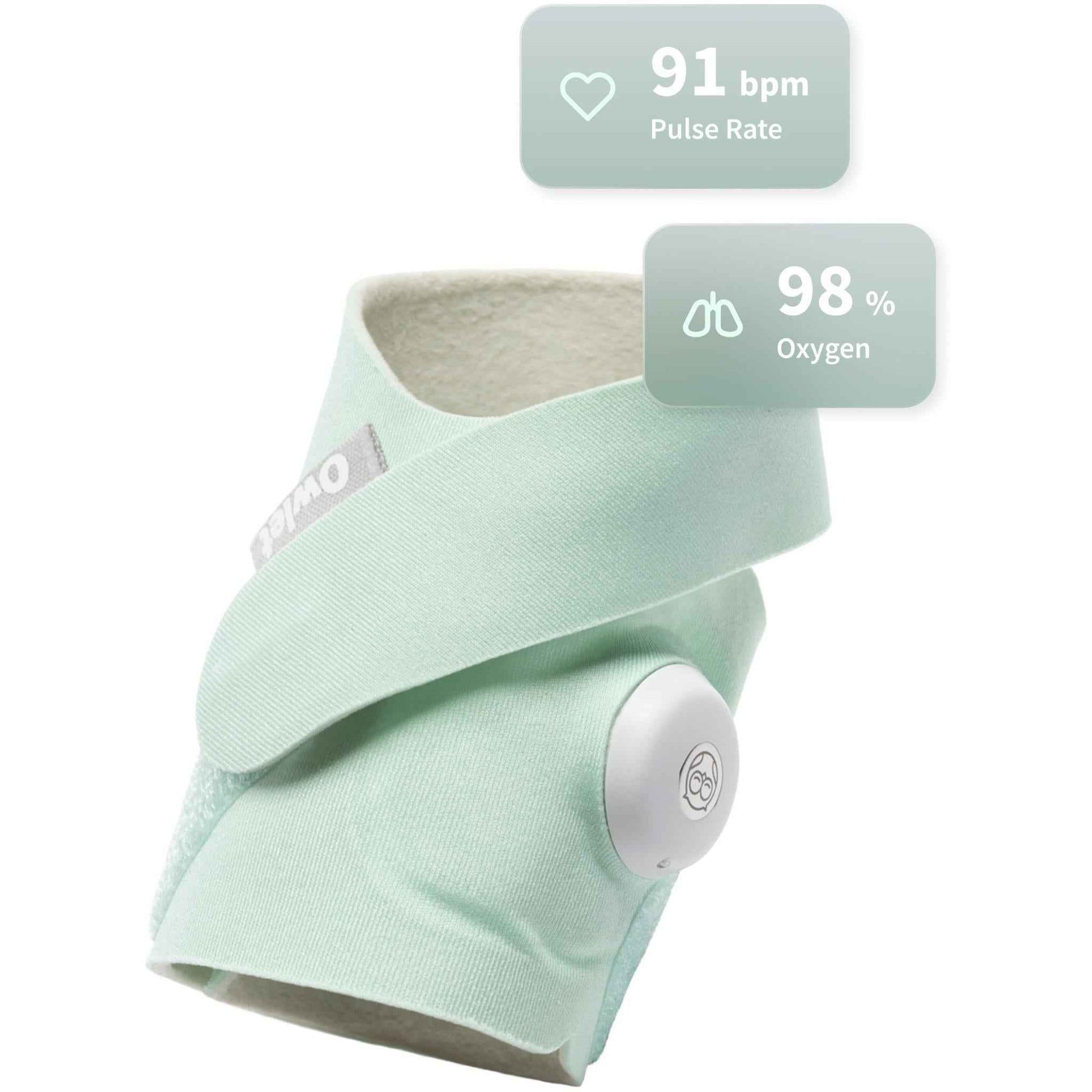 Owlet Dream Sock Baby Monitor (Mint)
