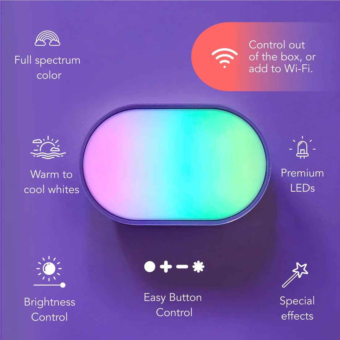 LIFX Luna Table and Wall Colour Lamp