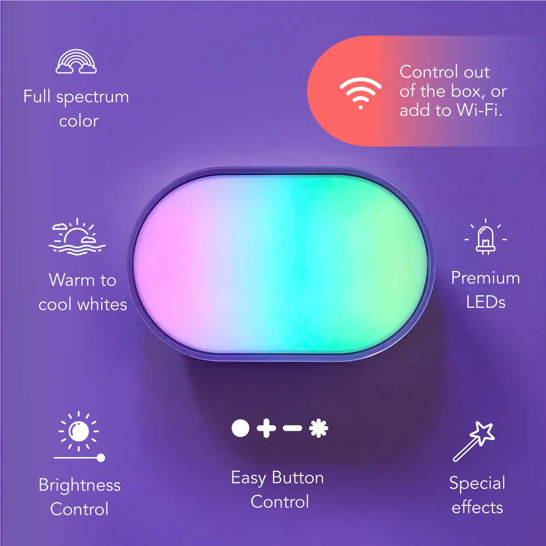 LIFX Luna Table and Wall Colour Lamp