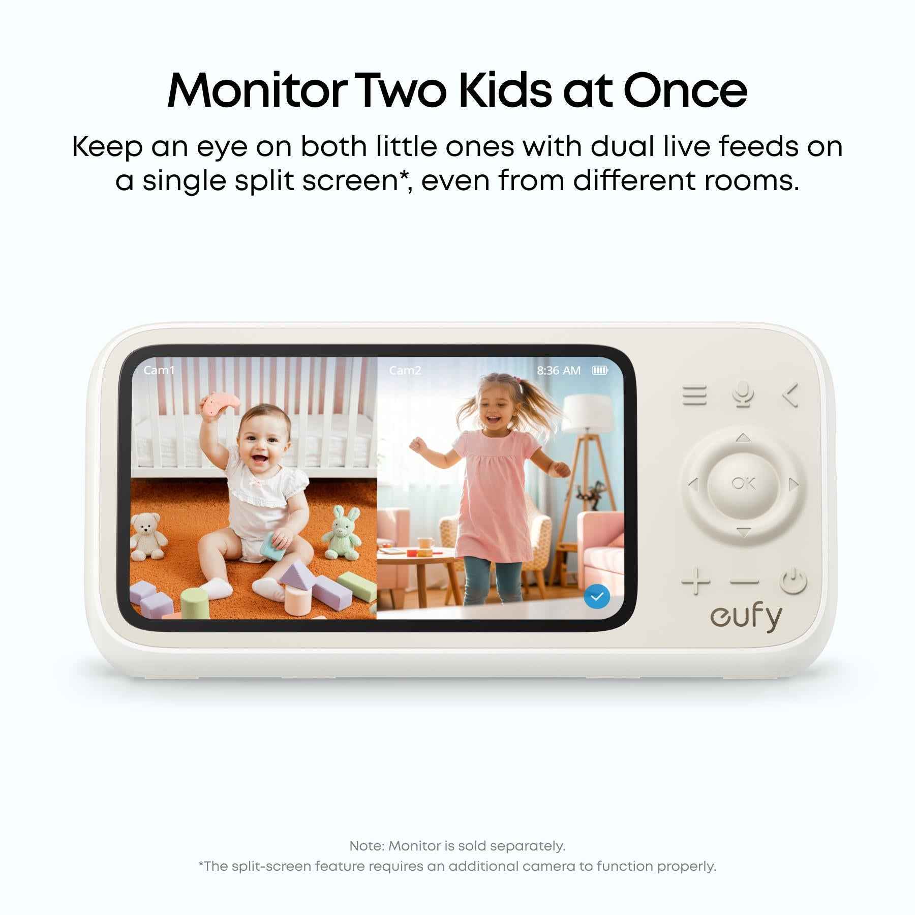 eufy C10 2K Stand Alone Baby Monitor