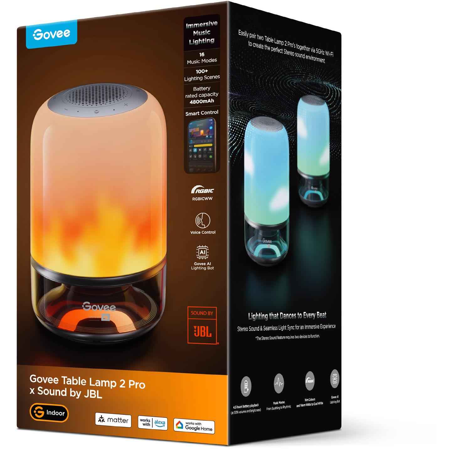 Govee Table Lamp 2 Pro x Sound by JBL