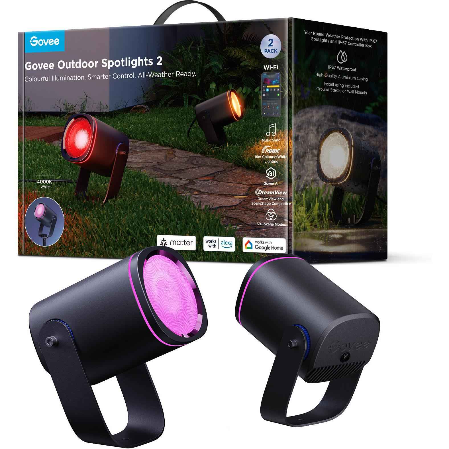 Govee Outdoor Spotlights 2