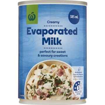Woolworths Evaporated Milk 385mL