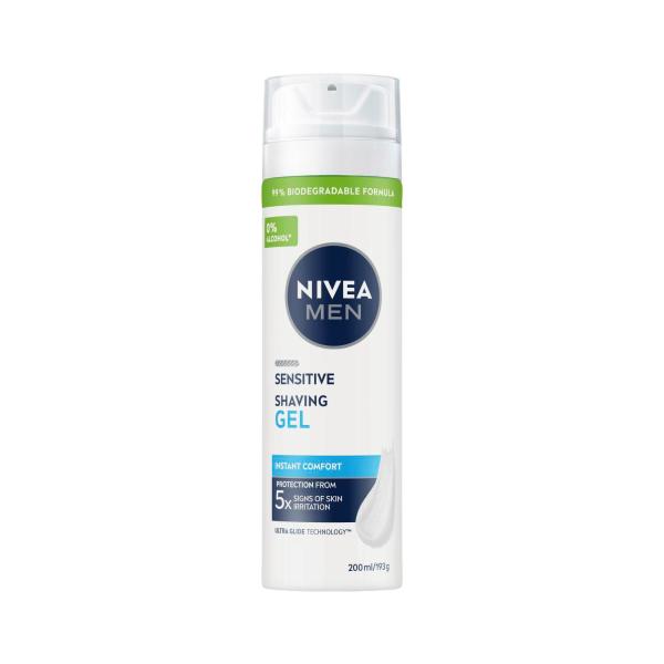 NIVEA MEN SENSITIVE SHAVING GEL 200ML