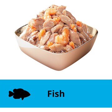 Dine Fine Flakes Tuna & Prawns Wet Cat Food Pouch 35g