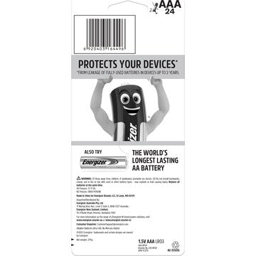 Energizer Max AAA Alkaline Batteries 24 pack