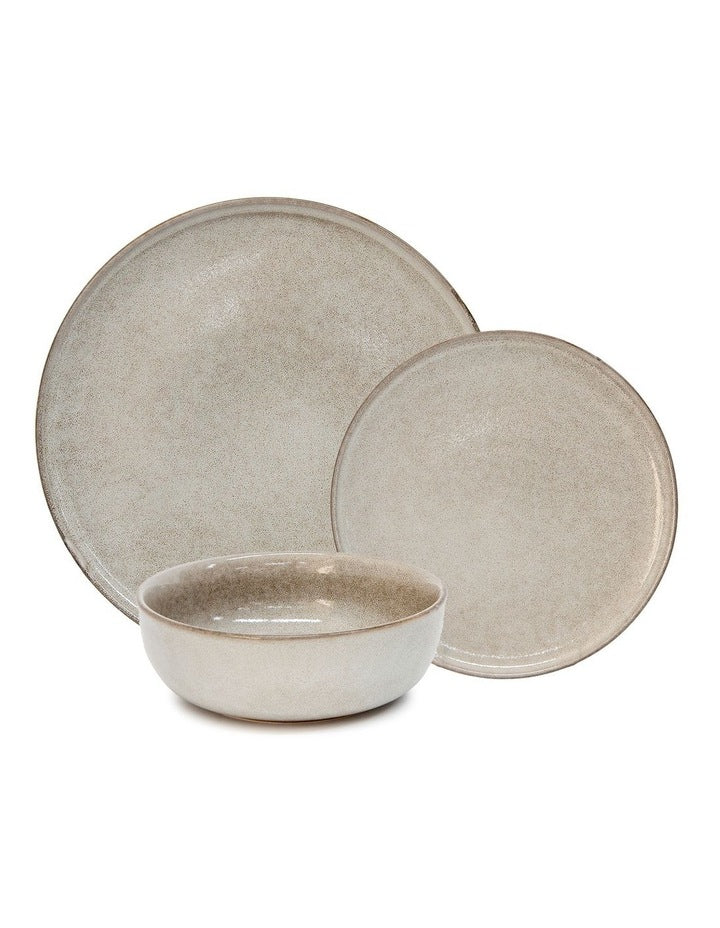 Relic Dinner Set 12 Piece in Moss