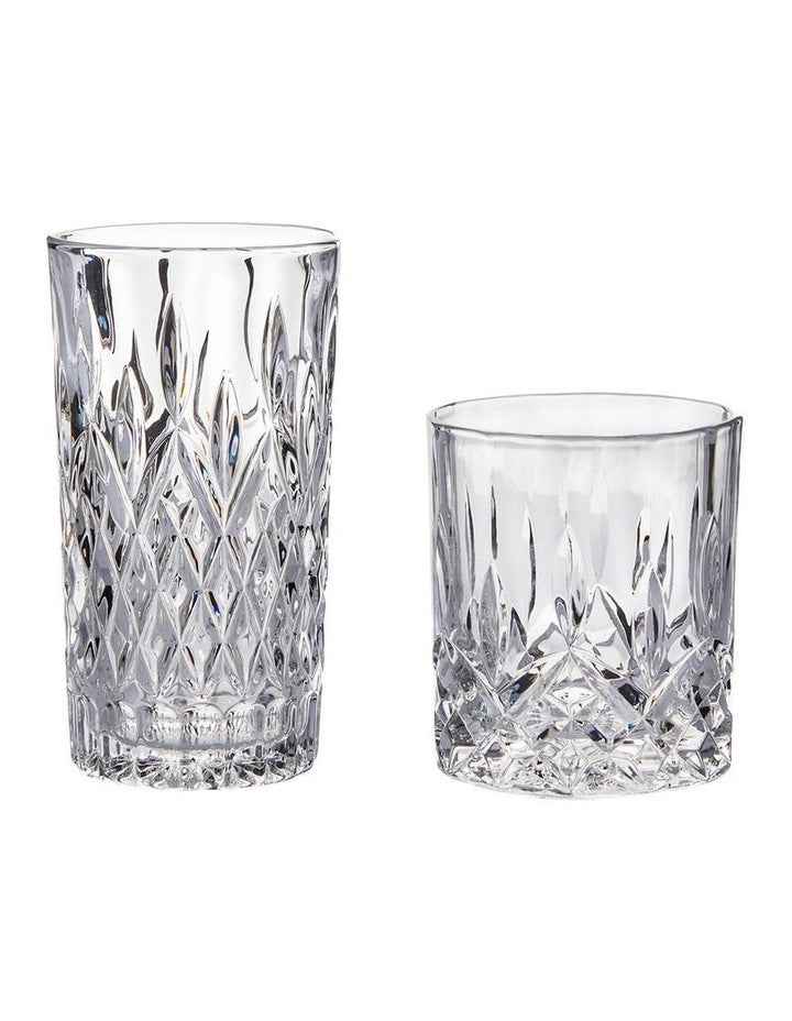Bond Harding Tumbler Set 12 Piece in Clear