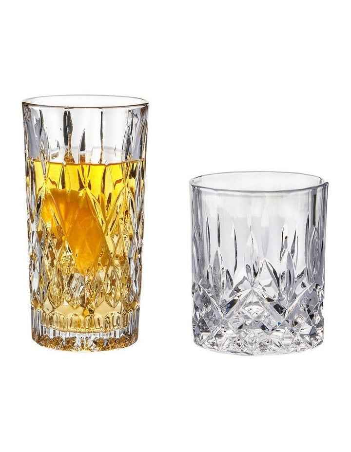 Bond Harding Tumbler Set 12 Piece in Clear