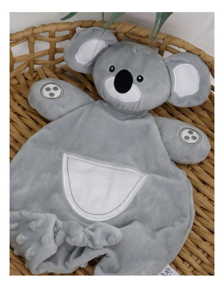 Aussie Animal Comforter Toy Koala in Grey