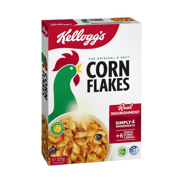 KELLOGGS CEREAL CORN FLAKES 220G