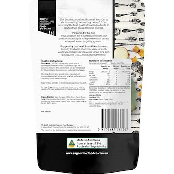 South Australian Gourmet Food Company Creamy Pumpkin Soup Pouch 430g