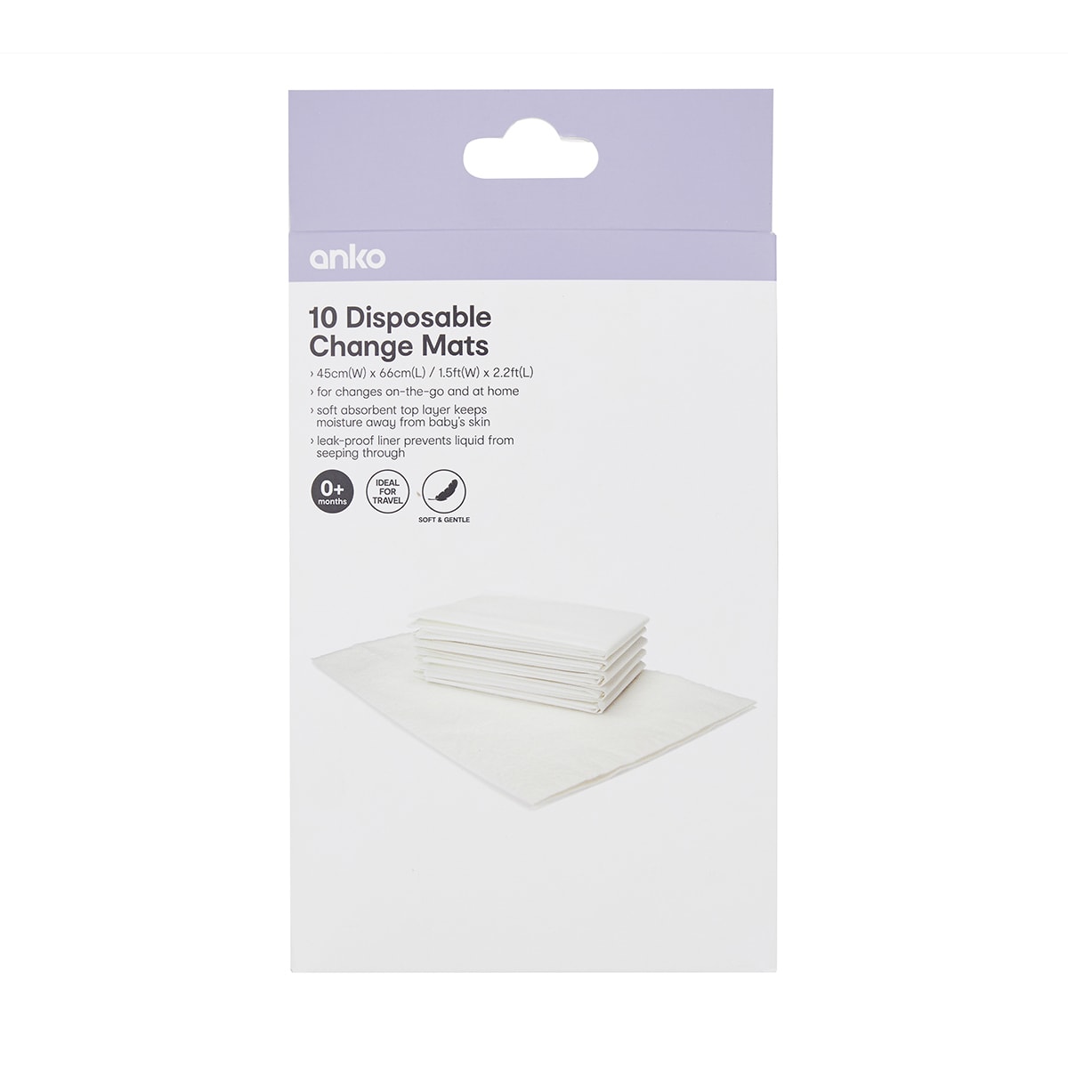 10 Pack Disposable Change Mats