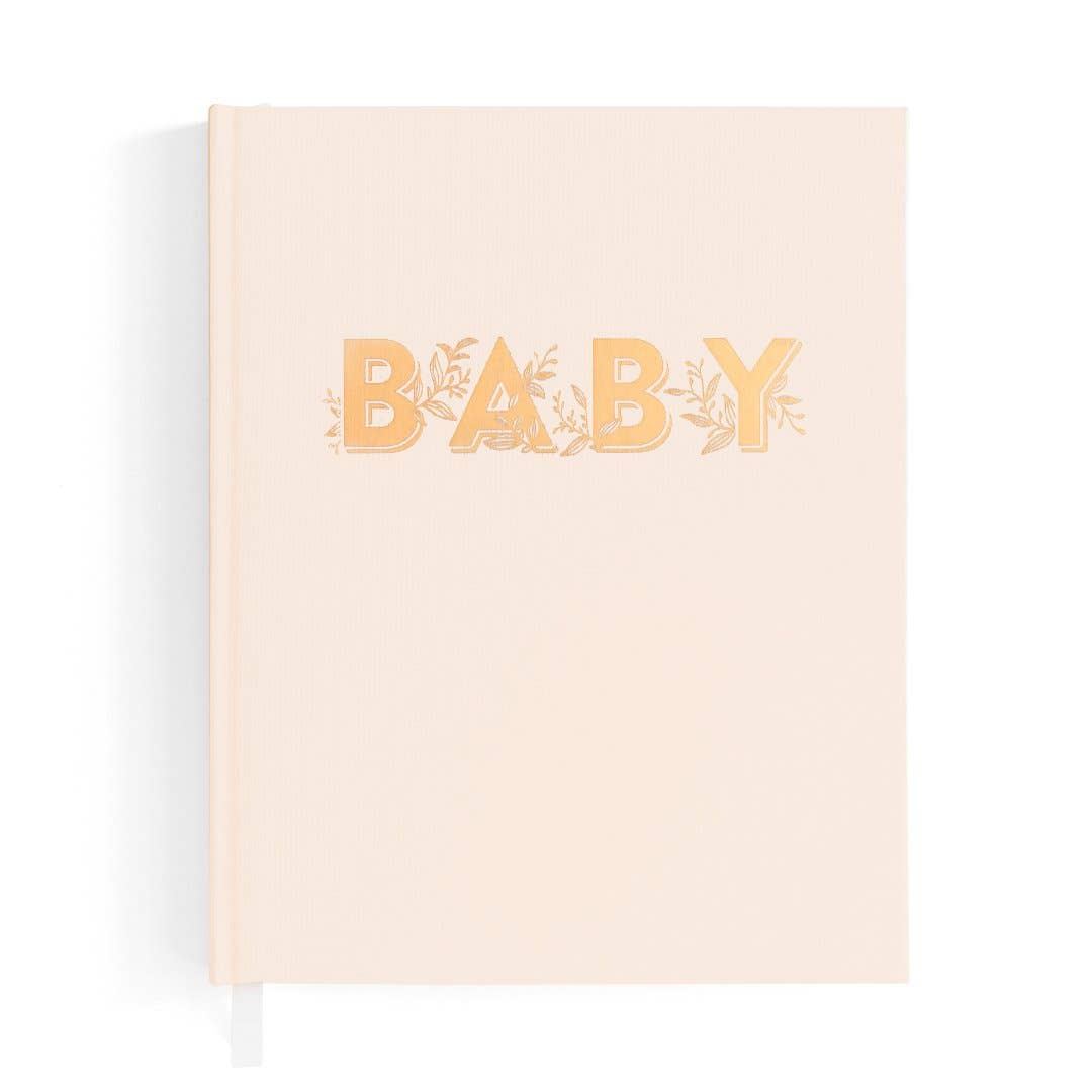 Fox & Fallow Baby Book Buttermilk Baby Journal Keepsake Memory Book (Hardcover)
