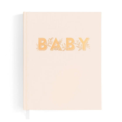 Fox & Fallow Baby Book Buttermilk Baby Journal Keepsake Memory Book (Hardcover)