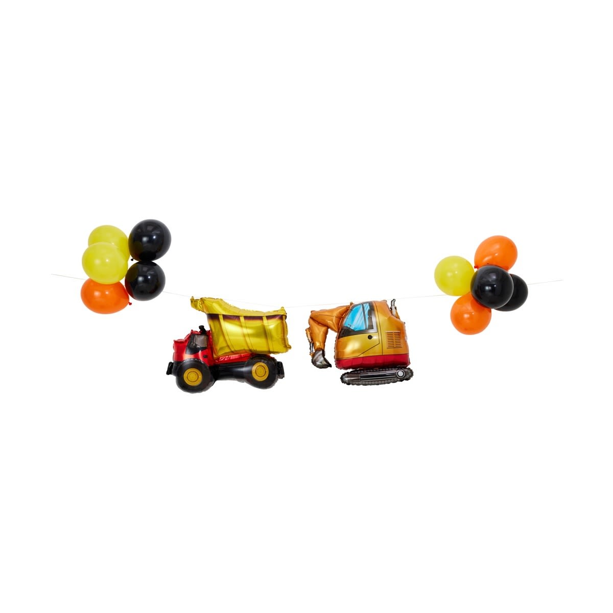12 Piece Construction Balloon Pack