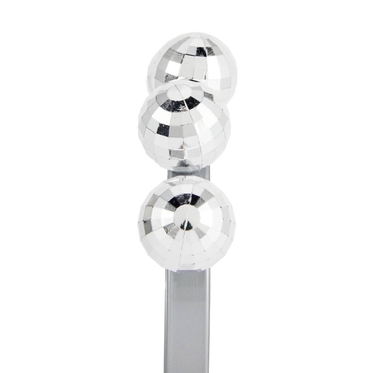 Disco Ball Headband  - Silver Tone