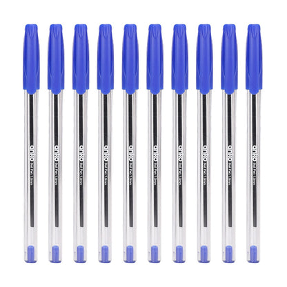 10 Pack Ballpoint Pens - Blue