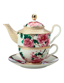 Teas And C's Silk Road Tea For One With Infuser 380ml Gift Boxed in White