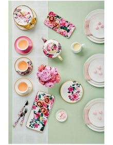 Teas and C's Silk Road Teapot With Infuser 1L Gift Boxed in White