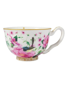 Teas & C's Silk Road Demi Cup & Saucer 85ml Set of 2 Gift Boxed in White