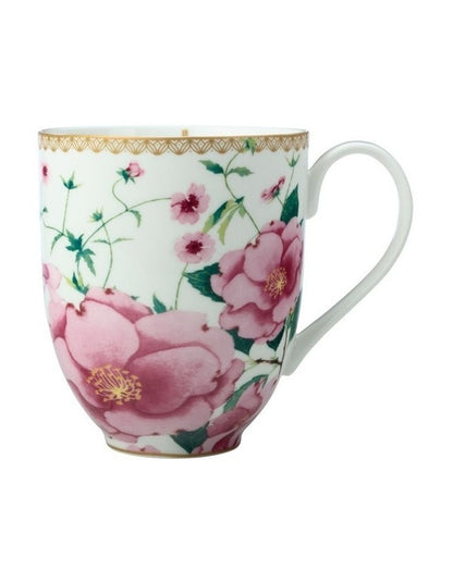 Teas & C's Silk Road Coupe Mug 440ml Gift Boxed in White