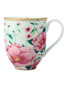 Teas & C's Silk Road Coupe Mug 440ml Gift Boxed in White