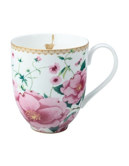 Teas & C's Silk Road Coupe Mug 440ml Gift Boxed in White