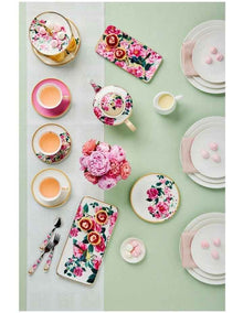 Teas & C's Silk Road 2 Tiered Gift Boxed Cake Stand in White