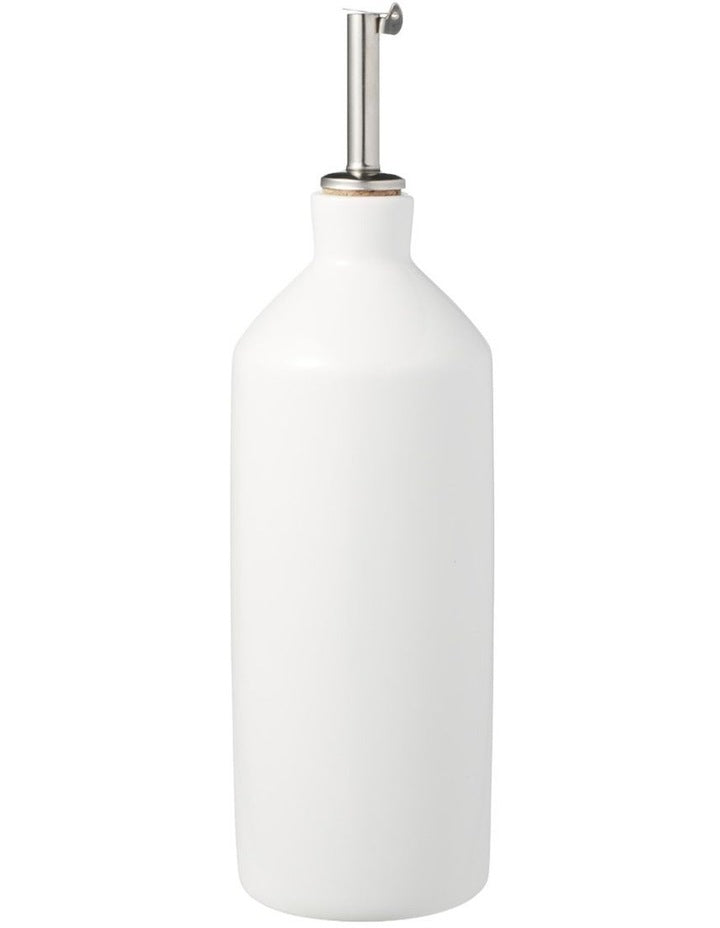 White Basics Oil Bottle Boxed 500ml in White