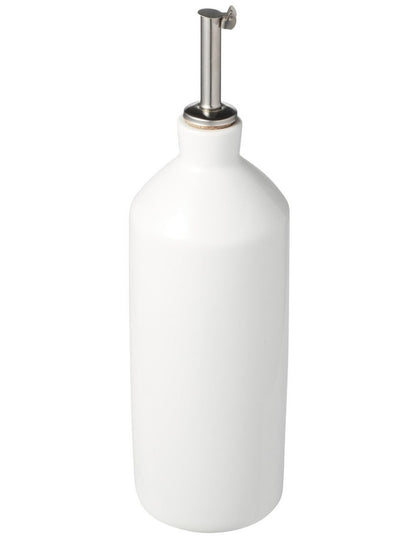 White Basics Oil Bottle Boxed 500ml in White