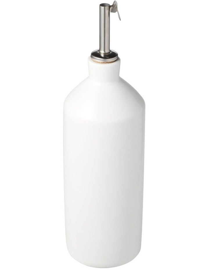 White Basics Oil Bottle Boxed 500ml in White