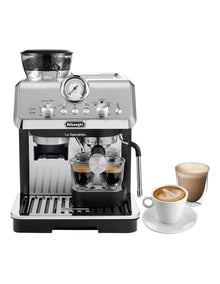 La Specialista Arte Manual Pump Coffee Machine in Metal Black EC9155MB