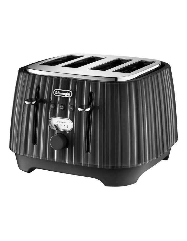 Ballerina 4 Slice Toaster in Furnace Black CTD4003BK