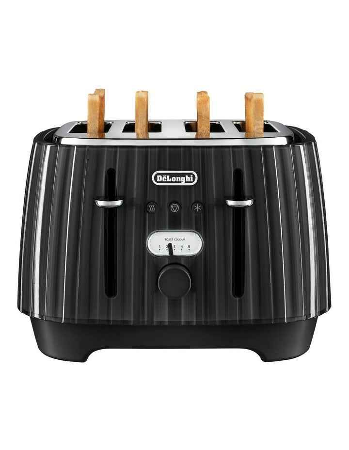 Ballerina 4 Slice Toaster in Furnace Black CTD4003BK