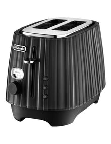Ballerina 2 Slice Toaster in Furnace Black CTD2003BK