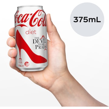 Coca-Cola Diet Soft Drink Cans 375mL x 30 pack