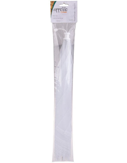 Square Nylon Net Food Cover in White