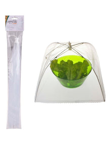 Square Nylon Net Food Cover in White