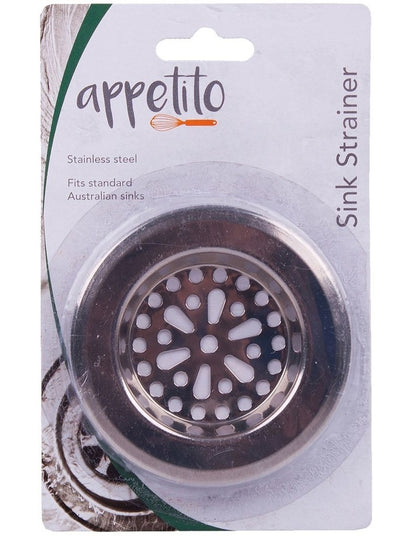Stainless Steel Sink Strainer in Silver