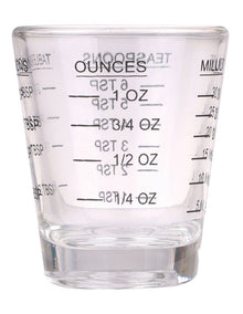 Multipurpose Measure Glass 30ml in Clear