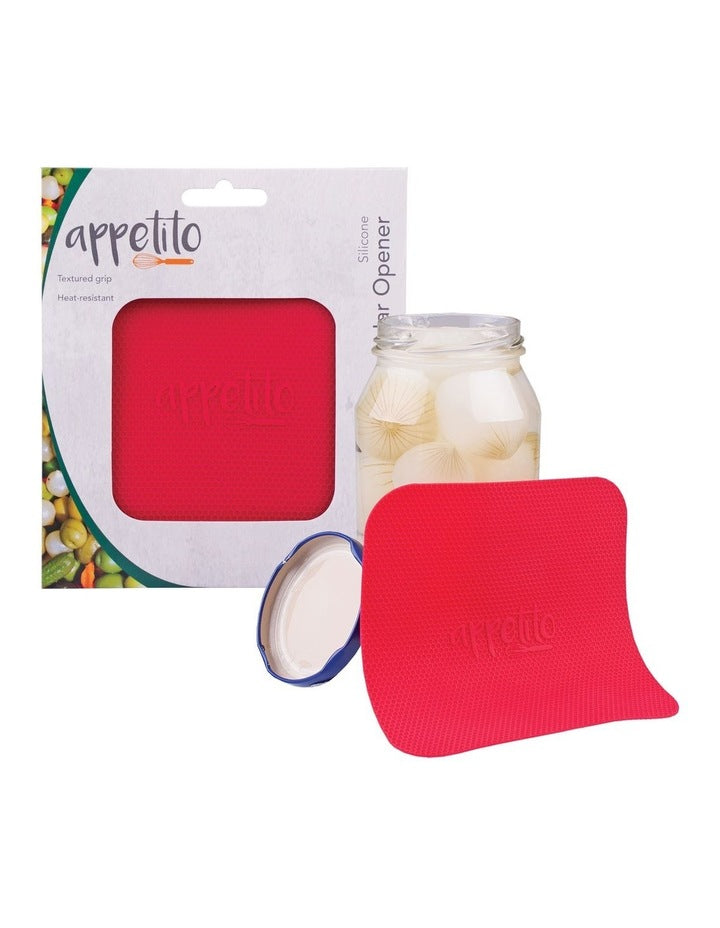 Silicone Jar Opener in Red