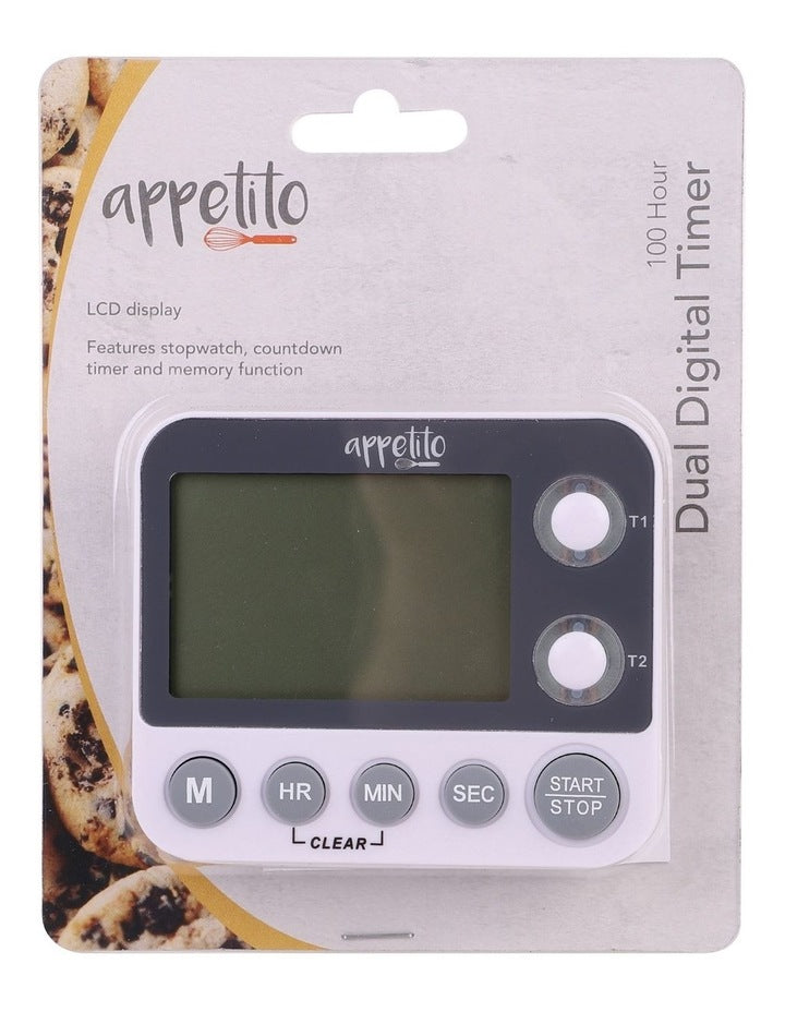 Dual Digital Timer 100 Hours