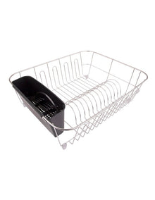 Large Dish Drainer With Caddy 44.5cm in Stainless Steel