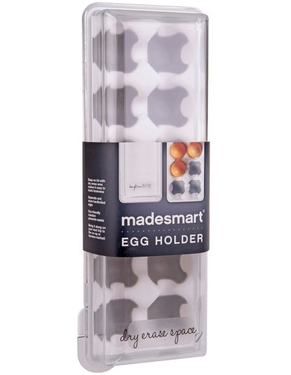 Egg Holder with Snap-On Lid 34.3 X 12.7 X 7.6cm in Clear