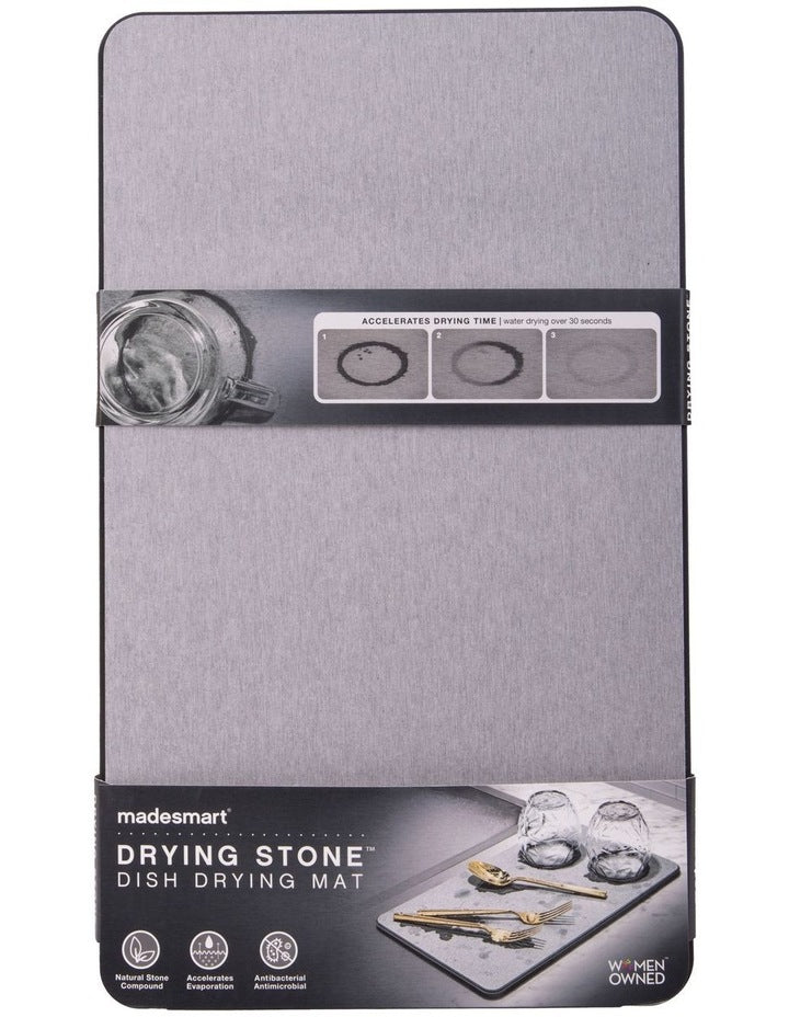 Stone Dish Drying Mat in Granite